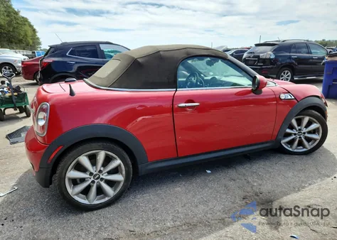 2012 Mini Cooper Roadster S из США, поврежденный, VIN WMWSY3C50CT144495